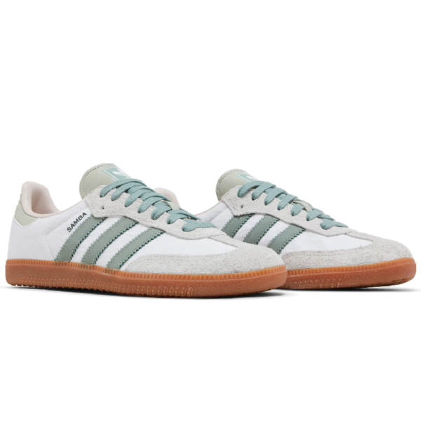 adidas Samba OG Silver Green Putty Mauve (Women's) - Image 5