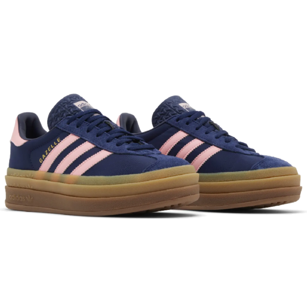 adidas Gazelle Bold Dark Blue Pink Spark (Women's) - Image 5