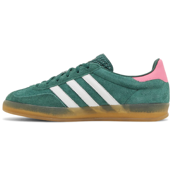 adidas Gazelle Indoor Collegiate Green Lucid Pink (Women's) - Image 2