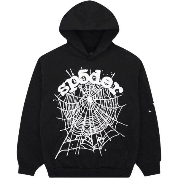 Sp5der OG Web Hoodie 'Black'