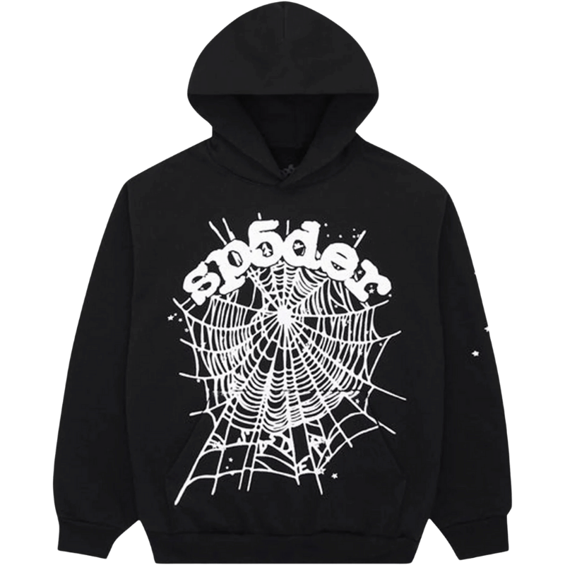 Sp5der OG Web Hoodie 'Black'