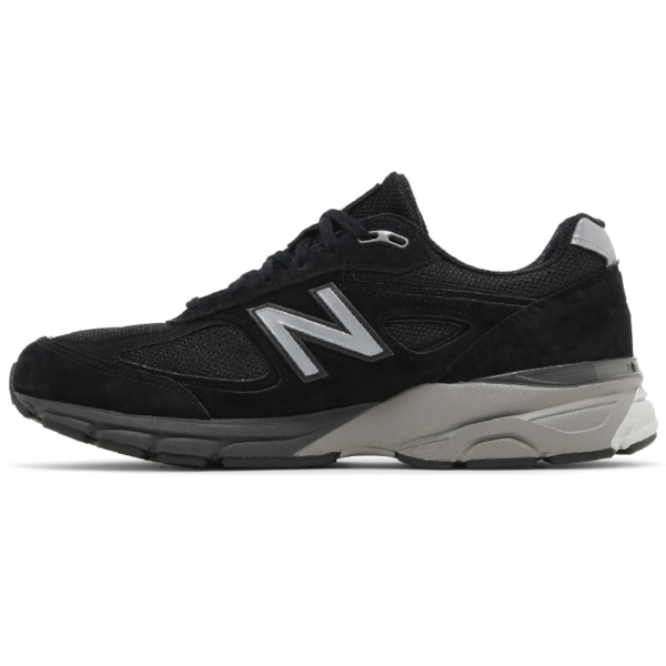 New Balance 990v4 MiUSA Black Silver - Image 2