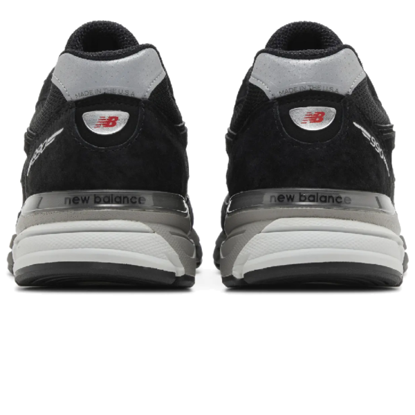 New Balance 990v4 MiUSA Black Silver - Image 4