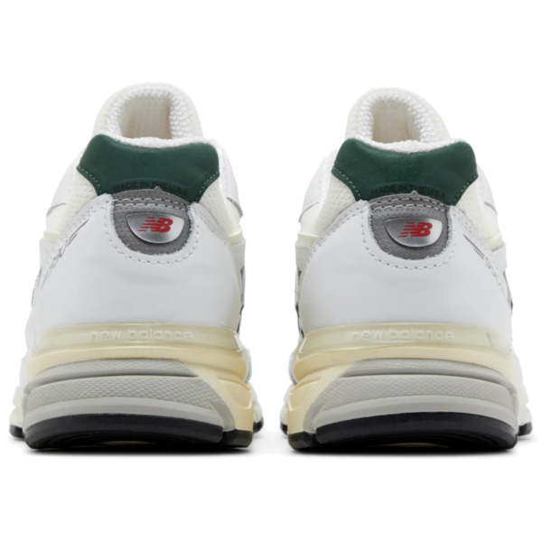 New Balance 990v4 MiUSA White Green
