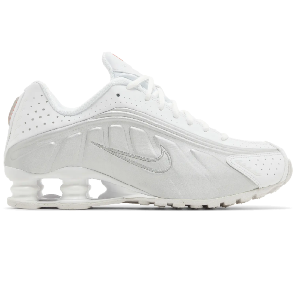 Nike Shox R4 White Metallic Silver (Women's)