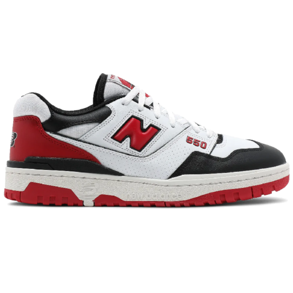 New Balance 550 White Red Black