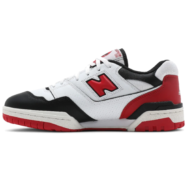New Balance 550 White Red Black - Image 2
