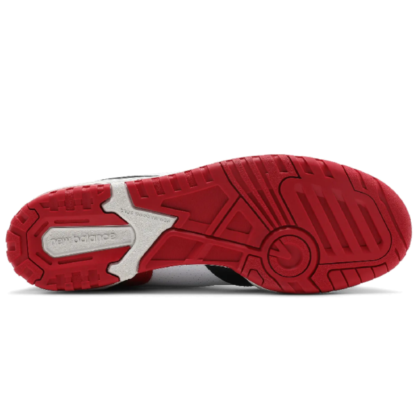New Balance 550 White Red Black - Image 3