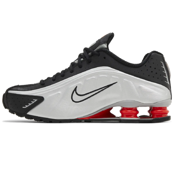 Nike Shox R4 Black Metallic Silver (2018/2024) - Image 5