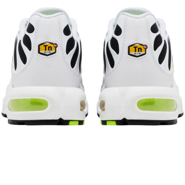 Nike Air Max Plus White Black Volt - Image 4