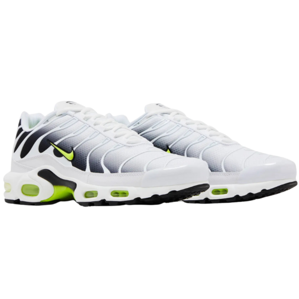 Nike Air Max Plus White Black Volt - Image 5