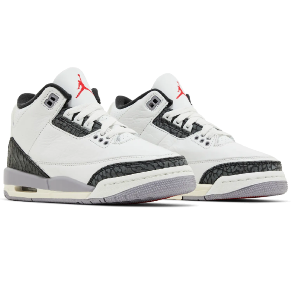 Jordan 3 Retro Cement Grey (GS) - Image 5