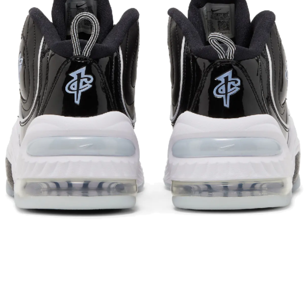 Nike Air Penny 2 Black Patent Football Grey - Image 4