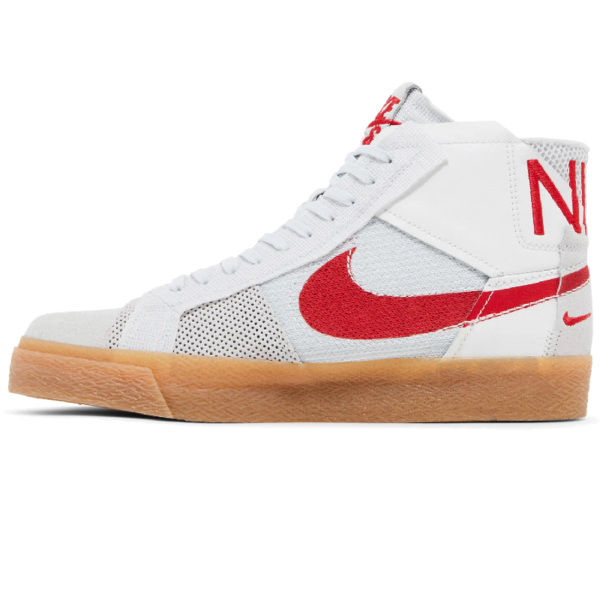 Nike SB Blazer Mid Summit White University Red - Image 2