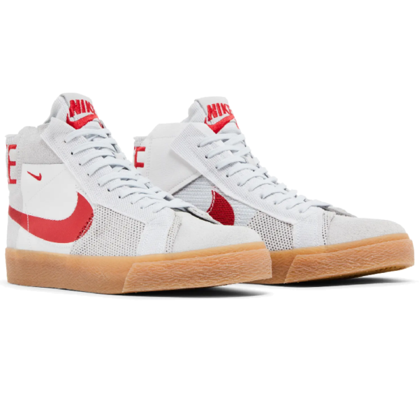 Nike SB Blazer Mid Summit White University Red - Image 4