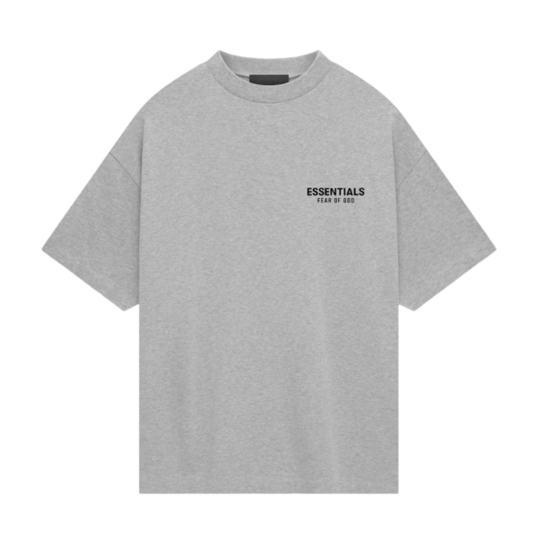 Fear of God Essentials Jersey Crewneck Tee FW24 'Light Heather Grey'