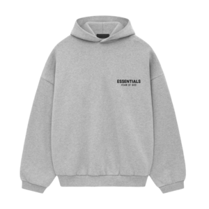 Fear of God Essentials Fleece Hoodie II FW24 'Light Heather Grey'