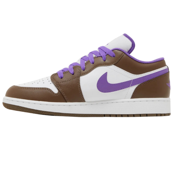 Jordan 1 Low Purple Mocha (GS) - Image 2