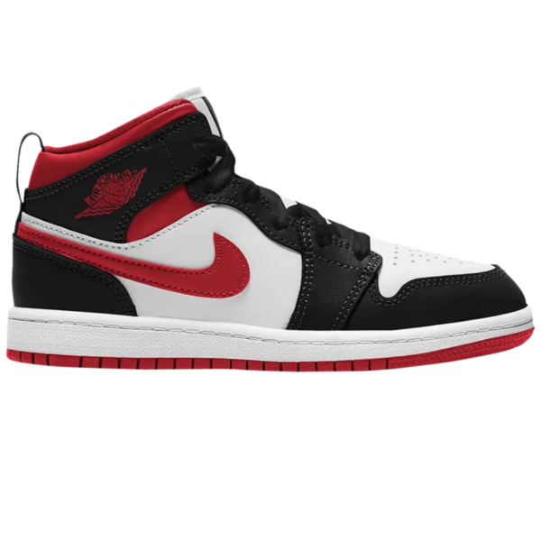 Jordan 1 Mid Gym Red Black White (PS)