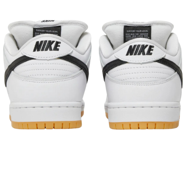 Nike SB Dunk Low Pro White Gum - Image 4