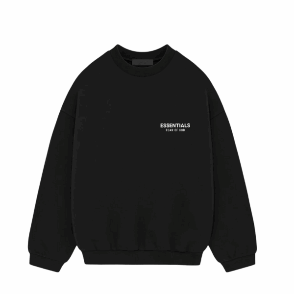 Fear of God Essentials Fleece Crewneck II FW24 'Black'