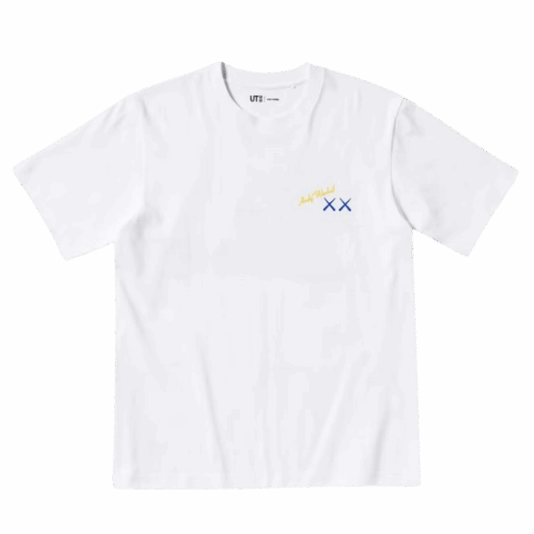 Kaws x Uniqlo x Warhol Banana T-shirt White