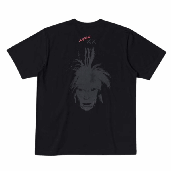 KAWS x Uniqlo Warhol UT Graphic 476352 T-shirt Black - Image 2