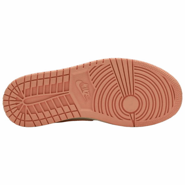 Jordan 1 Mid Apricot Orange (Women's) - Image 3