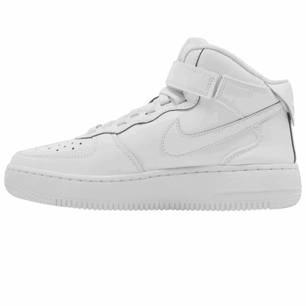 Nike Air Force 1 '07 Mid "Triple White" (Women's) - Image 2