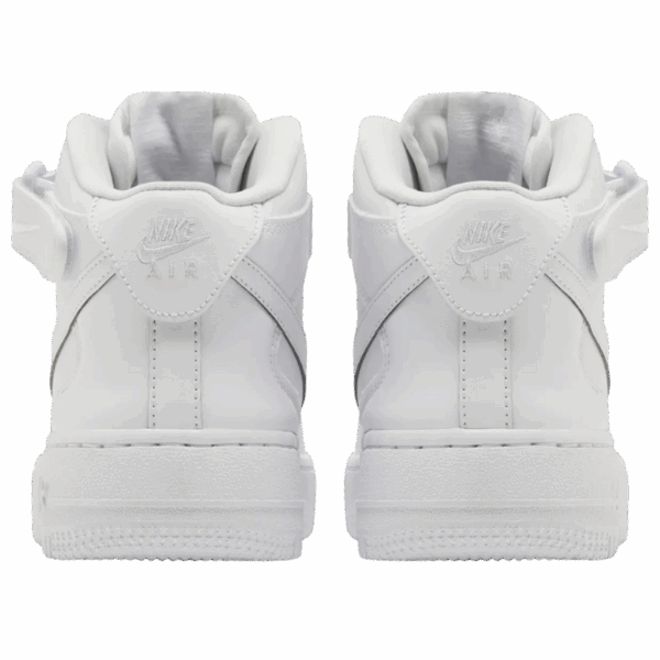 Nike Air Force 1 '07 Mid "Triple White" (Women's) - Image 4