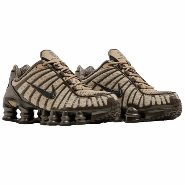 Nike Shox TL Khaki Ironstone Off Noir (Women's) - Image 5