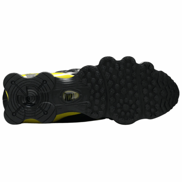 Nike Shox TL Black Dynamic Yellow Metallic Silver - Image 3