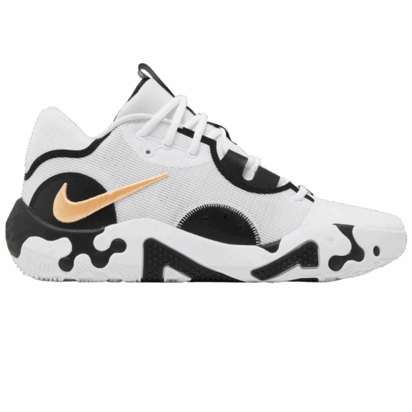 Nike PG 6 White Black Orange Chalk