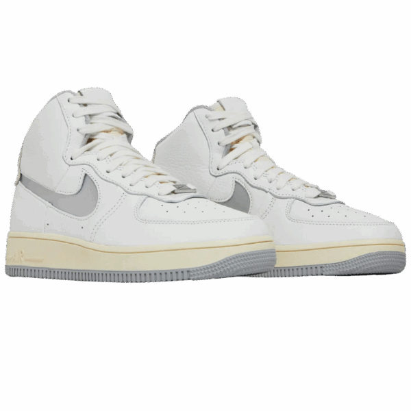 Nike Air Force 1 High Sculpt White Silver (Women's) - Image 5