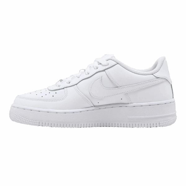 Nike Air Force 1 White LE Triple White (GS) - Image 2