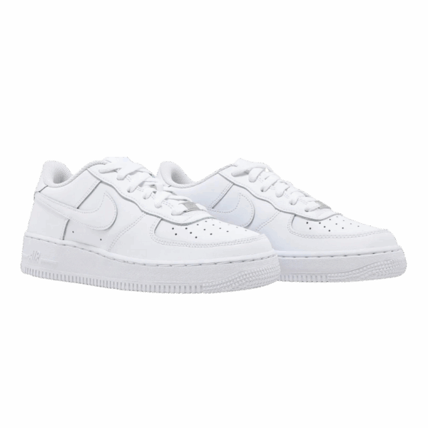 Nike Air Force 1 White LE Triple White (GS) - Image 5