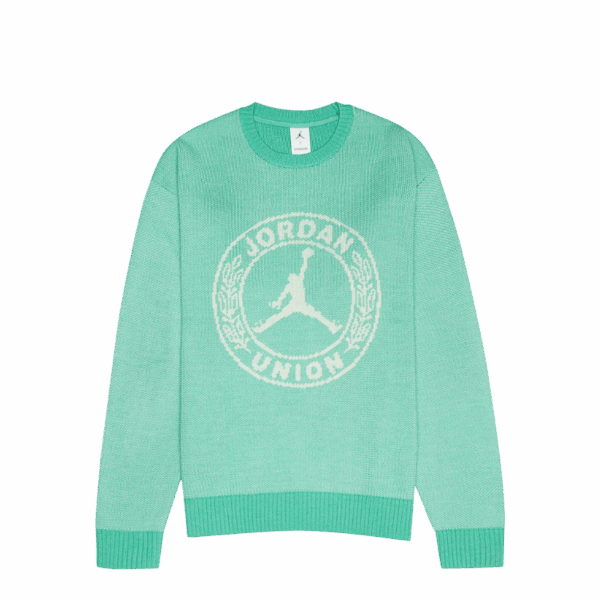 Jordan x Union Sweater Kinetic Green/White