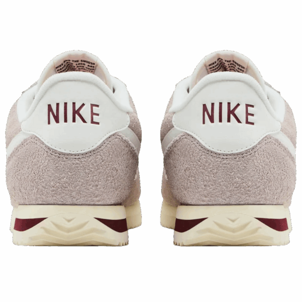 Nike Cortez SE Suede College Grey Dark Team Red Coconut Milk Sail - Image 4