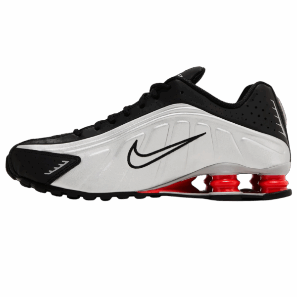 Nike Shox R4 Black Metallic Silver (2025) - Image 2