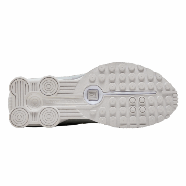 Nike Shox R4 White Bright Crimson Metallic Silver - Image 3
