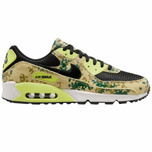 Nike Air Max 90 Premium Team Gold Light Lemon Twist Phantom Black