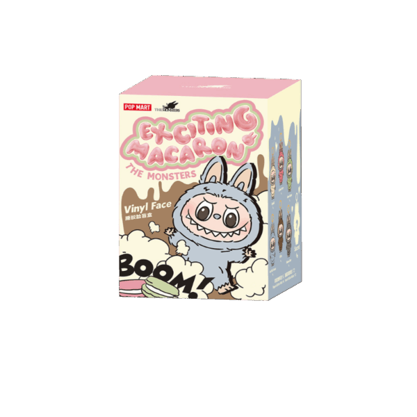 Pop Mart Labubu The Monsters Exciting Macaron Vinyl Plush Pendant Single Blind Box