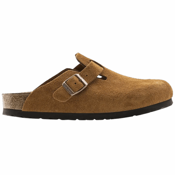 Birkenstock Boston Soft Footbed Suede Mink