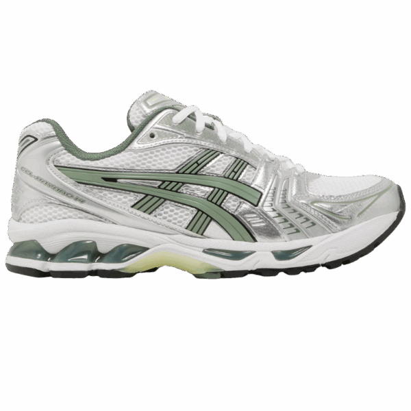 ASICS Gel-Kayano 14 White Pure Silver Slate Grey Sage