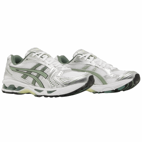 ASICS Gel-Kayano 14 White Pure Silver Slate Grey Sage - Image 5