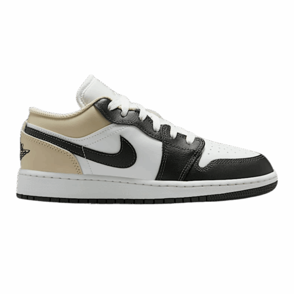 Jordan 1 Low White Rattan Off-Noir (GS)