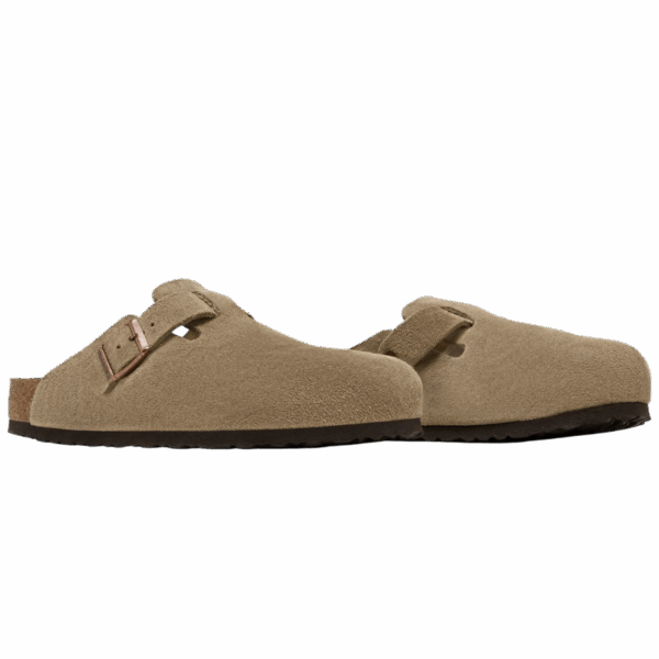 Birkenstock Boston Soft Footbed Suede Taupe - Image 5