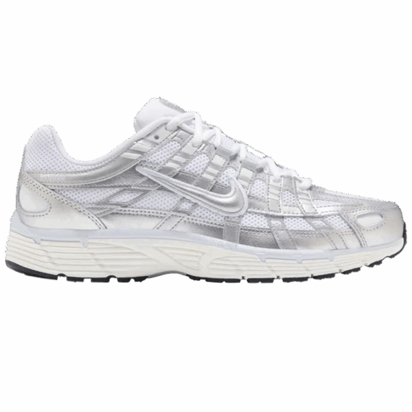Nike P-6000 White Blue Tint Sail Metallic Silver (Women's)