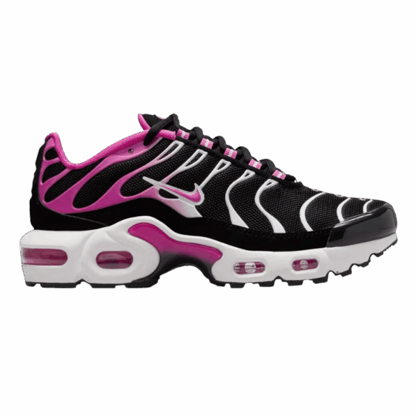Nike Air Max Plus Black White Laser Fuchsia (GS)