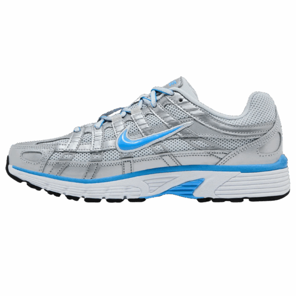 Nike P-6000 Metallic Platinum Pure Platinum Metallic Silver University Blue - Image 2
